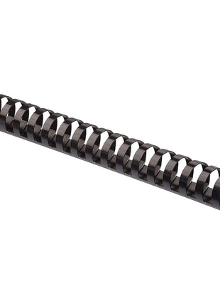 Fellowes Plastic Comb Binding Spines, 1 Inch Diameter, Black, 200 Sheets, 50 Pack (52328)