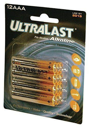12 Pack Carded Aaa Size Alakaline Batteries