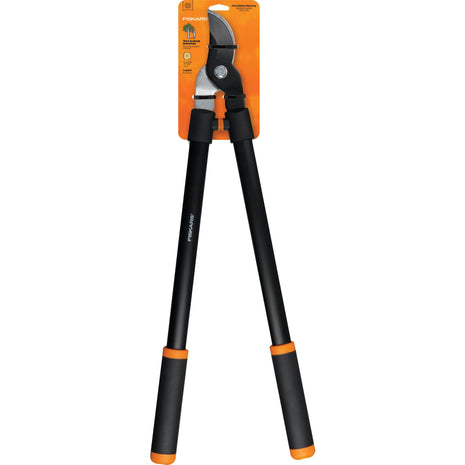 Fiskars 28 inch Loppers for Tree Trimming, Heavy Duty, Rust-Resistant Sharp Bypass Steel Blade Loppers, Branch Cutter up to 1.5 inch Diameter Cut Capacity, Shock-Absorbing Handle, Garden Tools