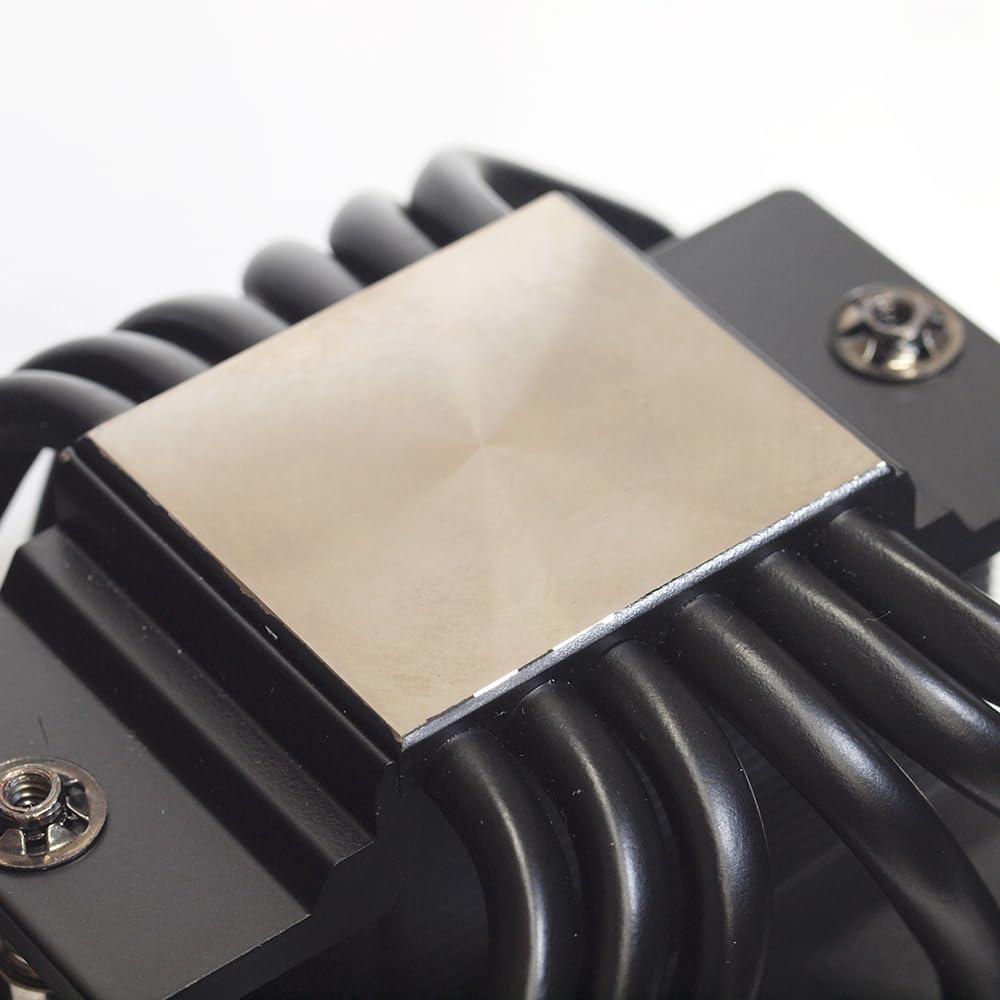 PCCOOLER CPS - RZ620 Black - 265W TDP - Dual Tower 6 * 6 Heat Pipe CPU Air Cooler with Adjustable PWM Three Mode Fans - Air Cooler for Intel LGA 115X/1200/1700 - AMD AM3/AM4 (RZ620-BKNWNX-GL)