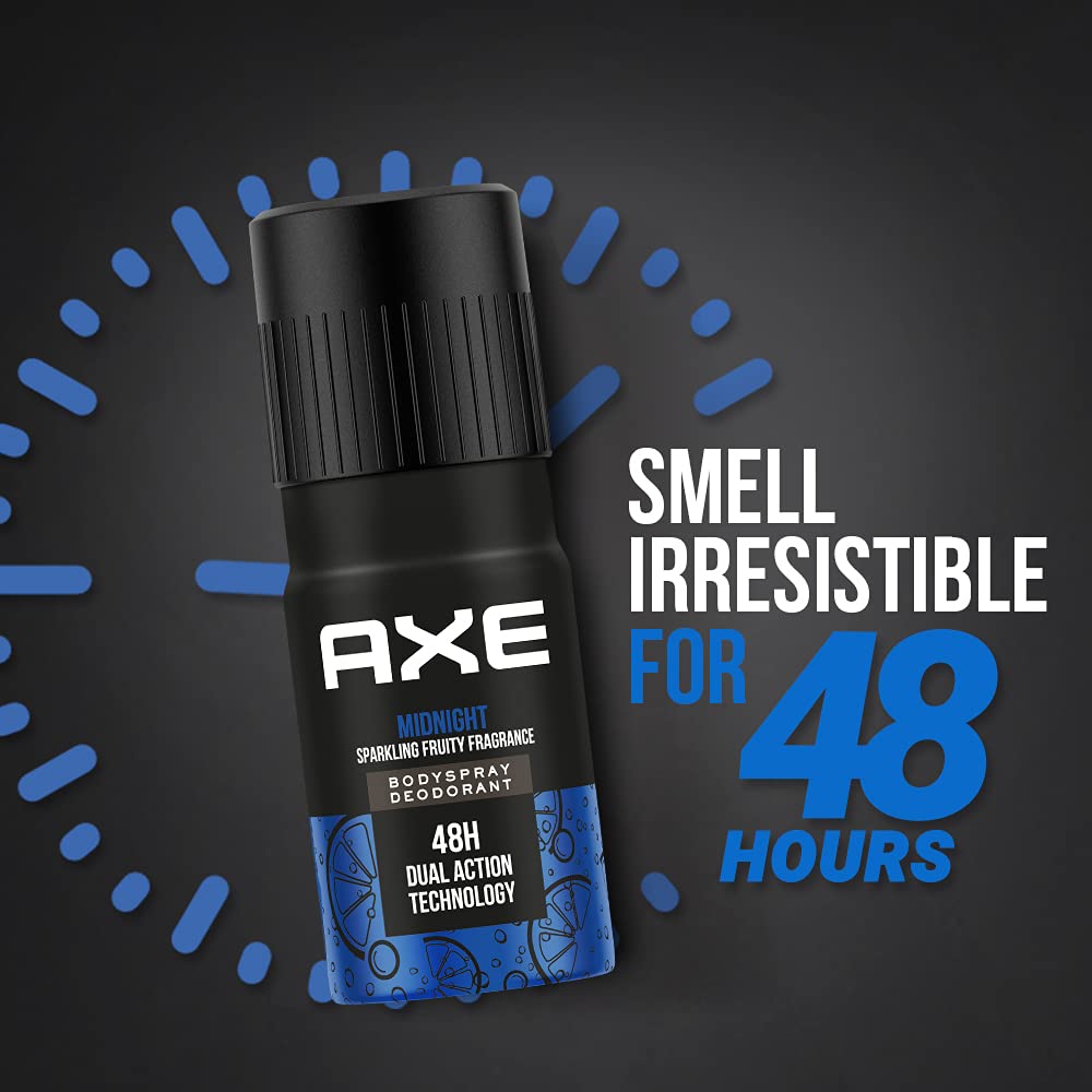 Axe Recharge Midnight Long Lasting Deodorant Bodyspray for Men 150 ml