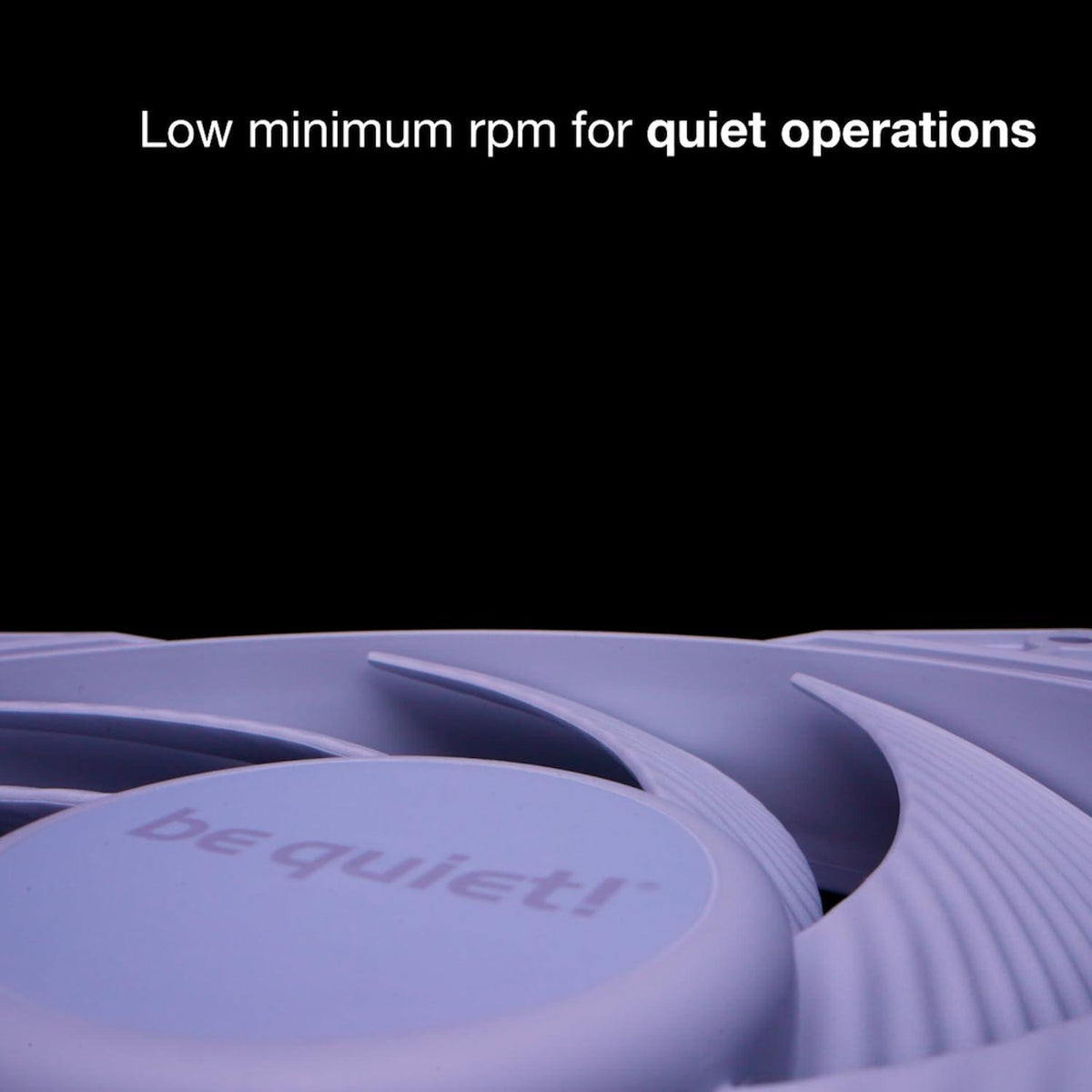 be quiet! Pure Wings 3 120mm PWM High-Speed Case Fan | Speed-regulating Closed Loop Motor| Extraordinary Air Pressure | Very Quiet Operation | White | BL111