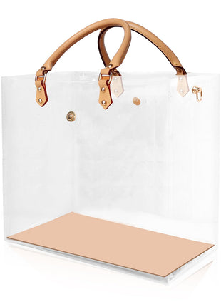 Clear PVC DIY Tote Bag Handbag Making Kit Handmade Gift Bag Craft Accessory Tool Set Birthday Holiday Gift Bag