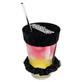 Nightcap The Original Drink Cover Scrunchie ? As Seen On Shark Tank And TikTok   Reusable   Wear On Wrist Or In Hair, Prevent Drink Spiking   Sanitary Pocket Keeps Cover Clean ? Black