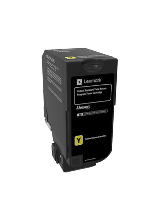 Lexmark 74C1SY0 CS720, CS725, CX725 Yellow Yield Return Program Cartridge Toner