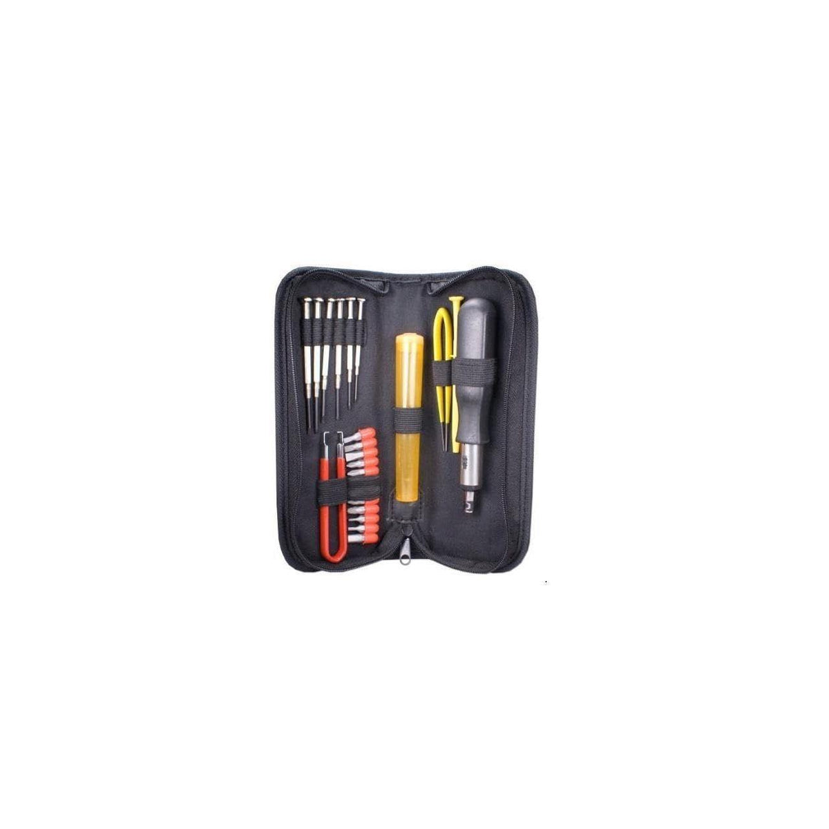 QVS 23 Piece Computer Maintenance Tool Kit with Precision Screwdrivers Computer Surge Protector (CA215P)