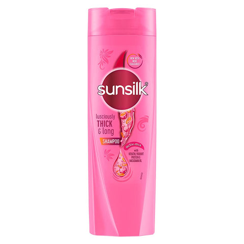 Sunsilk Lusciously Thick & Long Shampoo With Keratin, 1 Ltr