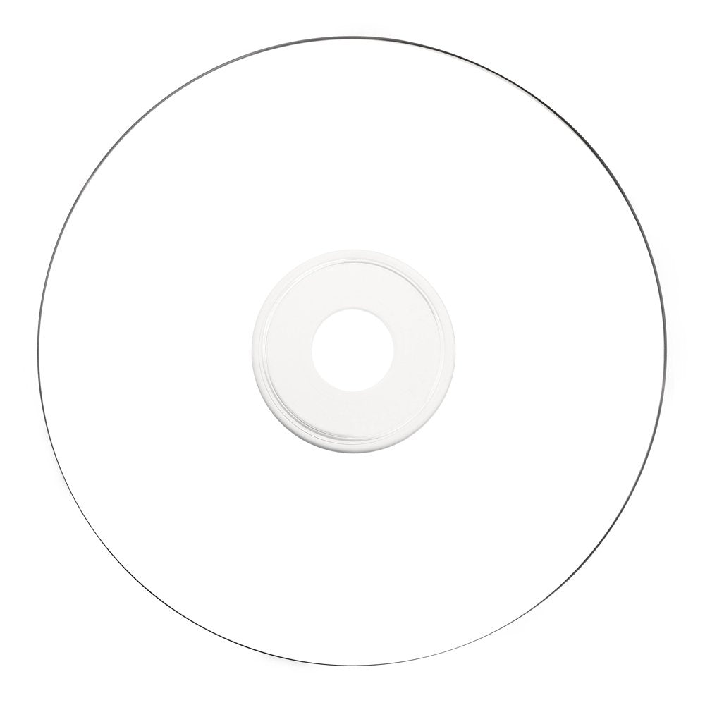 50pk Cdr 52x 700mb 80min White Thermal Printable Spindle