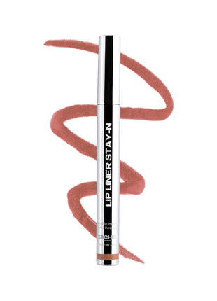 Sacheu Lip Liner STAY-N Peel Off Lip Stain, Longwear, p-INKED | Water-resistant, transfer & smudge-proof, lip tint with hyaluronic acid & vitamin E for conditioning benefits, matte finish