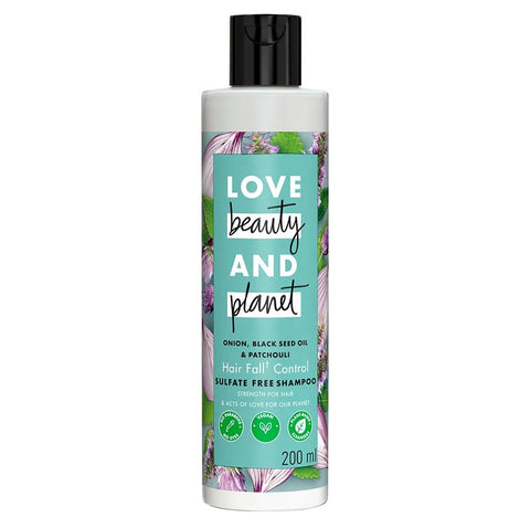 Love Beauty & Planet Onion oil|| Blackseed oil & Patchouli Sulfate Free Hairfall control Shampoo|| 200 ml