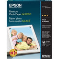 Wholesale CASE of 5 - Epson Premium Photo Glossy InkJet Paper-Photo Premium Paper, Glossy, 68 lb., 8-1/2
