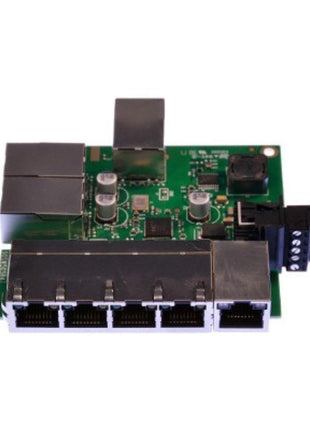 Brainboxes SW-108 Industrial Embeddable 8 Port Ethernet Switch 8 X Fast Ethernet Network Twisted Pair 2 Layer Supported Plug-in