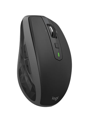 Logitech MX Anywhere 2S Bluetooth Edition Compact Wireless Mouse, No USB Receiver - Use On Any Surface, Hyper-Fast Scrolling, Rechargeable, Control Up to 3 Apple Mac and Windows Computers and Laptops