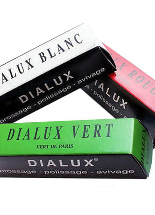 Jewelers Rouge Polish Gold Silver Jewelry Dialux Rouge Green White and Red -3 Bars by JTS