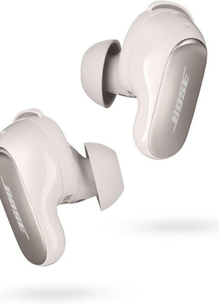 Bose QuietComfort Ultra Bluetooth Earbuds, Wireless Earbuds with Spatial Audio and World-Class Active Noise Cancellation, Deep Bass, Up to 6 Hours of Playtime, White Smoke