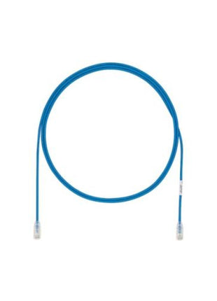 Panduit TX6-28 Cat 6 Patch Cord, 6 in, 28 AWG UTP, RJ45 Connector, LSZH, Blue