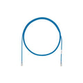 Panduit TX6-28 Cat 6 Patch Cord, 6 in, 28 AWG UTP, RJ45 Connector, LSZH, Blue