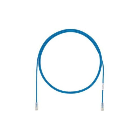 Panduit TX6-28 Cat 6 Patch Cord, 6 in, 28 AWG UTP, RJ45 Connector, LSZH, Blue