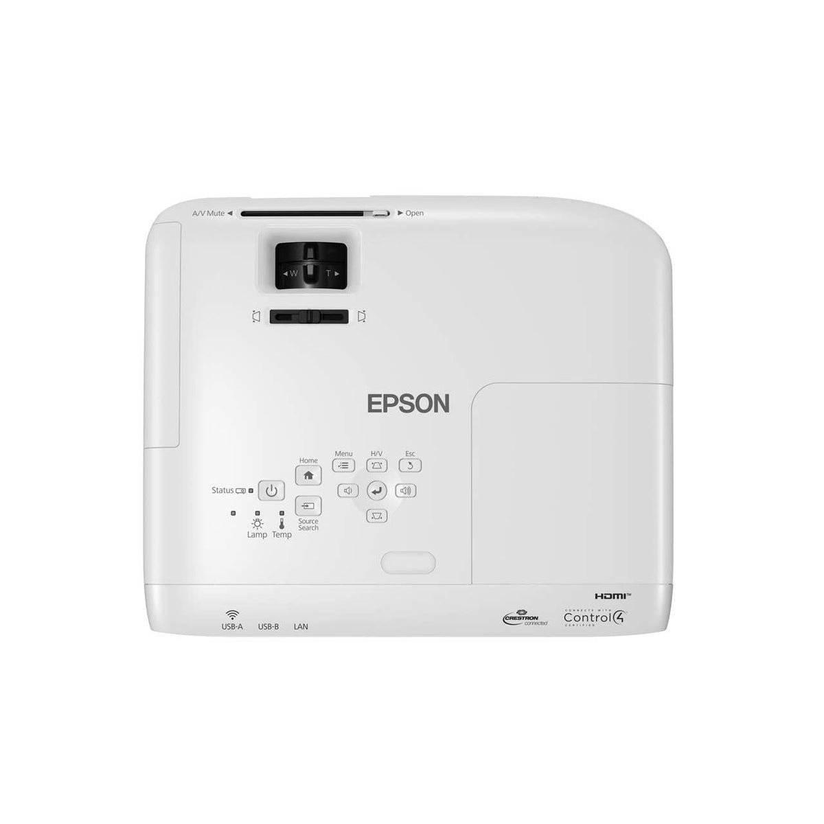 Epson PowerLite W49 LCD Projector - 16:10 - Ceiling Mountable
