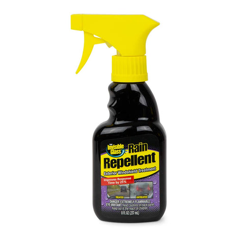 Invisible Glass 92482 Premium Rain Repellent for Exterior Window Treatment for Automotive Glass and Windshields to Protect Against Rain, Snow, and Sleet, 8 Fl Oz, Pack of 1
