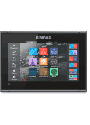 Simrad GO9 XSE 9’’ Multifunctional Display with 83/200 Transom Mount Transducer and C-MAP Discover Charts