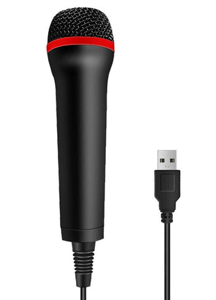 4M 13FT Wired USB Microphone for Rock Band, Guitar Hero, Let's Sing - Compatible with Sony PS2, PS3, PS4, PS5, Nintendo Switch, Wii, Wii U, Microsoft Xbox 360, Xbox One and PC