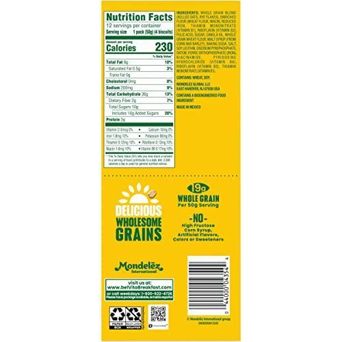 belVita Breakfast Bars Biscuits, Golden Oat, Value Pack, 12 Packs (4 Biscuits Per Pack)