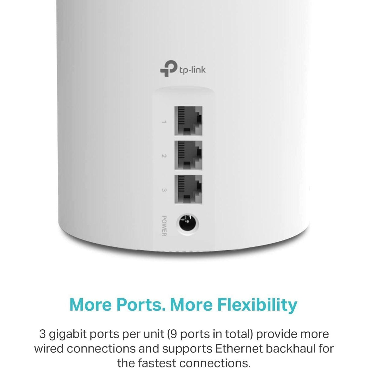 TP-Link Deco X55 AX3000 WiFi 6 Mesh System - Covers up to 6500 Sq.Ft, Replaces Wireless Router and Extender, 3 Gigabit Ports per Unit, Supports Ethernet Backhaul, Deco X55(3-Pack)
