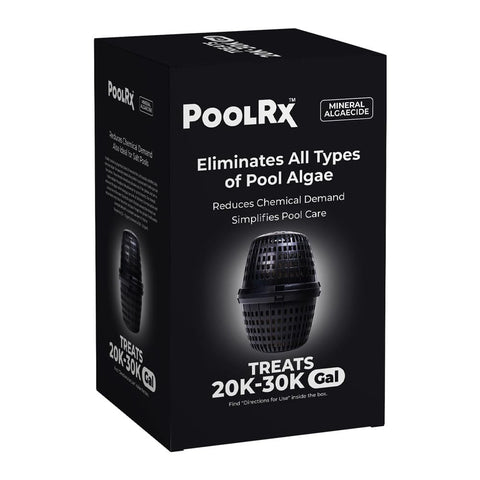 PoolRx Pool Unit #101066 6 Month Algaecide Treats 20k-30k gallons, Black