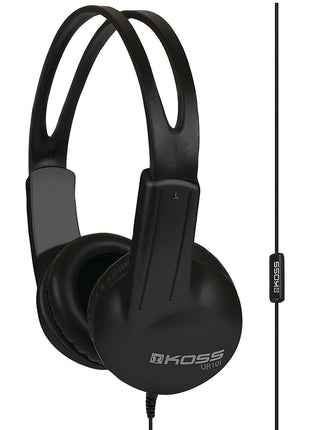 Koss UR10i Lightweight Wired Headphone, Black