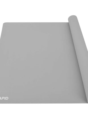 Sapid Extra Large Silicone Sheet for Crafts, Thick Silicone Jewelry Casting Mats, Nonstick Nonslip Silicon Mat for Epoxy Resin, Art Painting, Heat- Resistance Counter Mat (20 inch×27.9 inch, Gray)