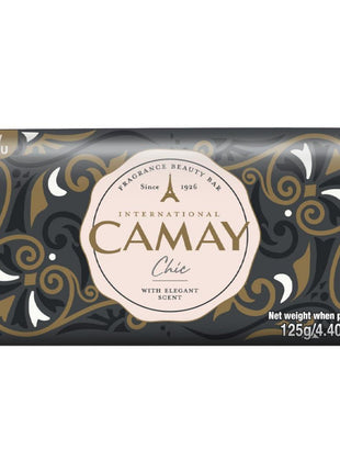 Camay Chic International Beauty Bath Bar | Beauty Bathing Soap|French Fragrance|For All Skin Types 125g|PO8