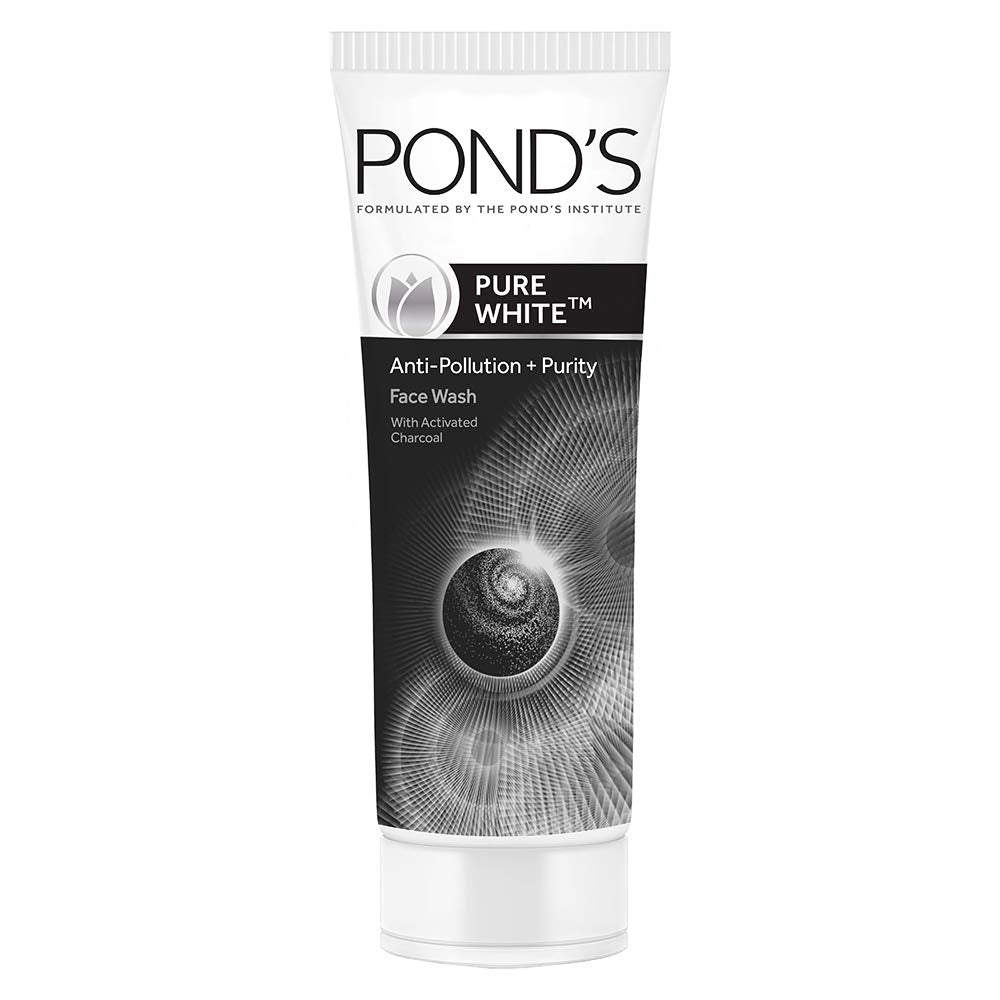 POND'S Pure Detox Anti-Pollution Purity Face Wash with Activated Charcoal, 100 g
