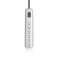 Belkin 6 Outlet AV Power Strip Surge Protector with 4Foot Power Cord, 600 Joules BV10600004