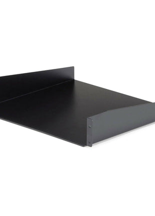 StarTech.com 2U Server Rack Shelf - Universal Rack Mount Cantilever Shelf for 19 inch Network Equipment Rack & Cabinet - Heavy Duty Steel – Weight Capacity 44lb/20kg - 16 inch Deep Tray, Black (CABSHELF)