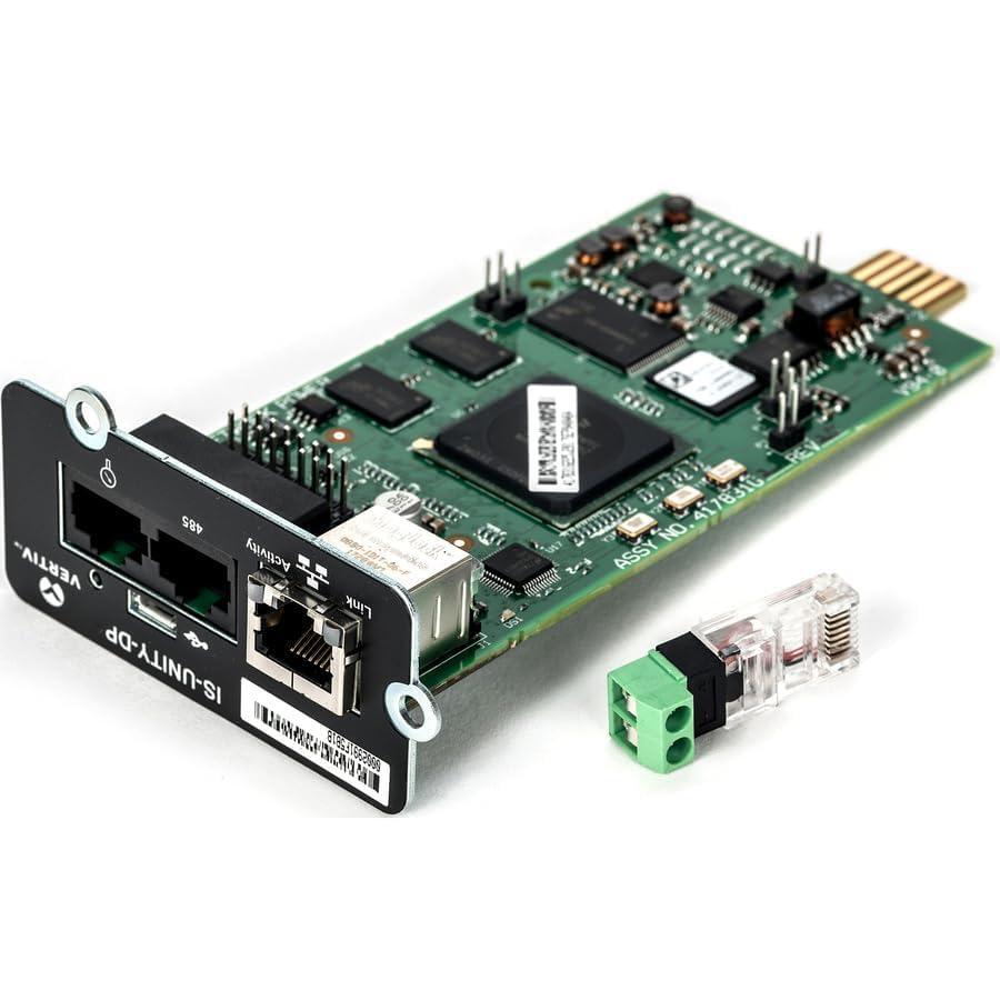 Vertiv Liebert IntelliSlot Unity-DP - Network Card |Remote Monitoring Adapter | Dual Protocol (IS-UNITY-DP)
