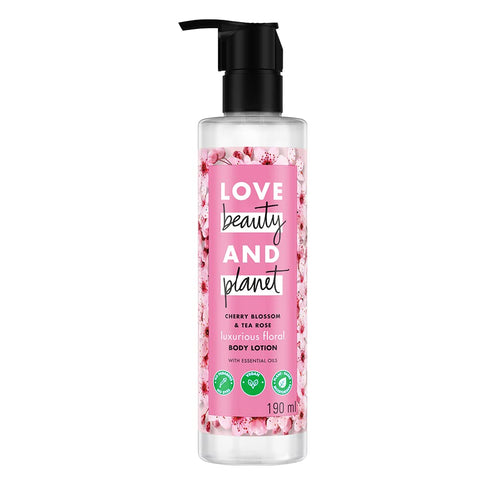 Love Beauty & Planet Cherry Blossom & Tea Rose Daily Moisturising Lotion 190ml
