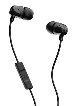 Skullcandy Jib Wired Earbuds with 3.5mm AUX Plug, Noise Isolating Fit, In-Line Microphone Call and Track Control, Convenient for Travel - Black