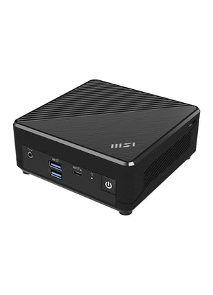 MSI Cubi N ADL-048US Mini Desktop Computer, Intel N100 0.8GHz, 4GB RAM, 128GB SSD, Windows 11 Pro, Black