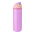 Owala Disney Princess FreeSip Insulated Stainless Steel Water Bottle with Straw for Sports and Travel, BPA Free Sports Water Bottle, 24 oz, Rapunzel