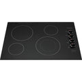 Frigidaire FFEC3025UB 30 Inch Electric Smoothtop Style Cooktop with 4 Elements in Black