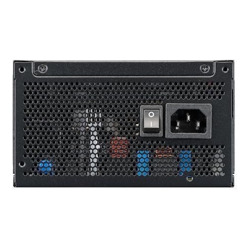Cooler Master MWE Gold 750 V3 ATX 3.1 Full Modular PSU, 750W, 80+ Gold Efficiency, 90° 12VHPWR|450W PCIe 5.1, GPU Support RTX 4080, Zero-RPM Mode, Hexagonal Fan Cover, 10-Year