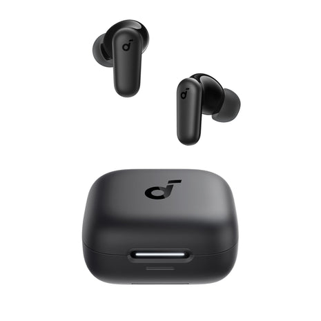 Soundcore P30i by Anker Noise Cancelling Earbuds, Hands-Free Viewing | Strong and Smart Noise Cancelling, Powerful Bass, 45H Playtime, 2-in-1 Case and Phone Stand, IP54, Bluetooth 5.4