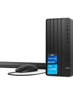 HP Pro Tower 290 G9 Business Desktop, 12th Gen Intel 4-Core Processor (Beats Core i7-9700), 16GB RAM, 256GB PCIe SSD + 1TB HDD, 2-Monitor Support 4K, DVD-RW, HDMI, VGA, Wi-Fi, Windows 11 Pro, Black