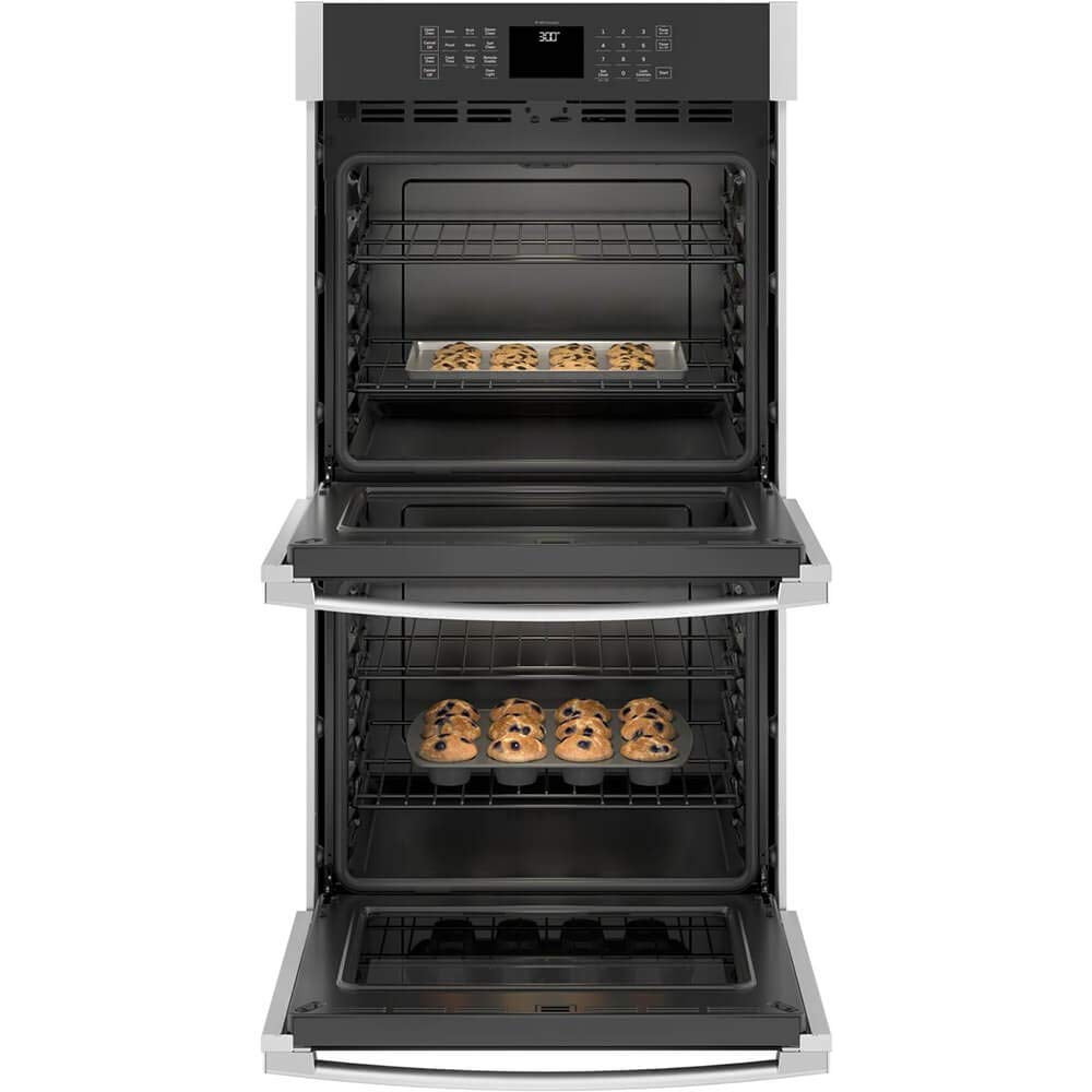27 in. Smart Double Electric Wall Oven with Self Clean in Stainless Steel
