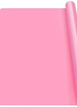 Gartful Pink Oversize Silicone Mat 27.6" x 19.7", Silicone Sheet for Crafts, Nail Arts, Painting, Epoxy Resin Jewelry Casting Mat, Countertop Protector, Table Placemat Pad, Nonstick Nonskid