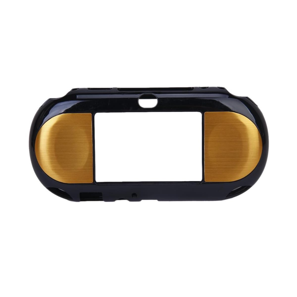 OSTENT Colorful Aluminum Metal Skin Protective Cover Case for Sony PS Vita PSV PCH-2000 - Color Gold