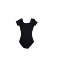 Capezio girls Team Basic Short Sleeve athletic leotards, Black, 8 10 US