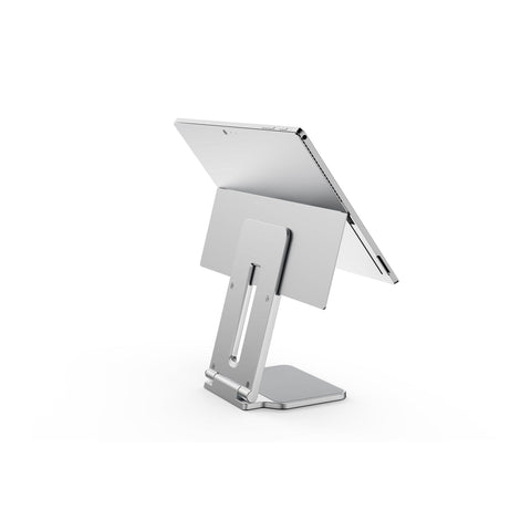 Kensington Elevated Stand Adjustable for Surface Stand for Desk, on-Skid Tablet Holder Designed for Surface Pro, Silver (K58277WW)
