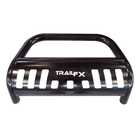 TrailFX B0029B Bull Bar Fits Chevrolet Colorado 2015-2022 Tubular 3 Inch Black Powder Coated Steel, with Skid Plate, Holes for Optional Lighting